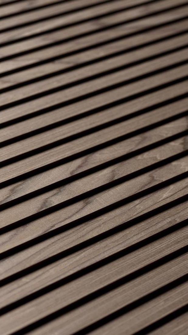 Houten lamellenwand